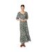 Robe mi-longue femme vert kaki Dorothy Perkins