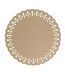 Set de Table Rond à Paillettes Guirlande 38cm Or-1