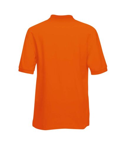 Fruit Of The Loom Premium Mens Short Sleeve Polo Shirt (Orange)