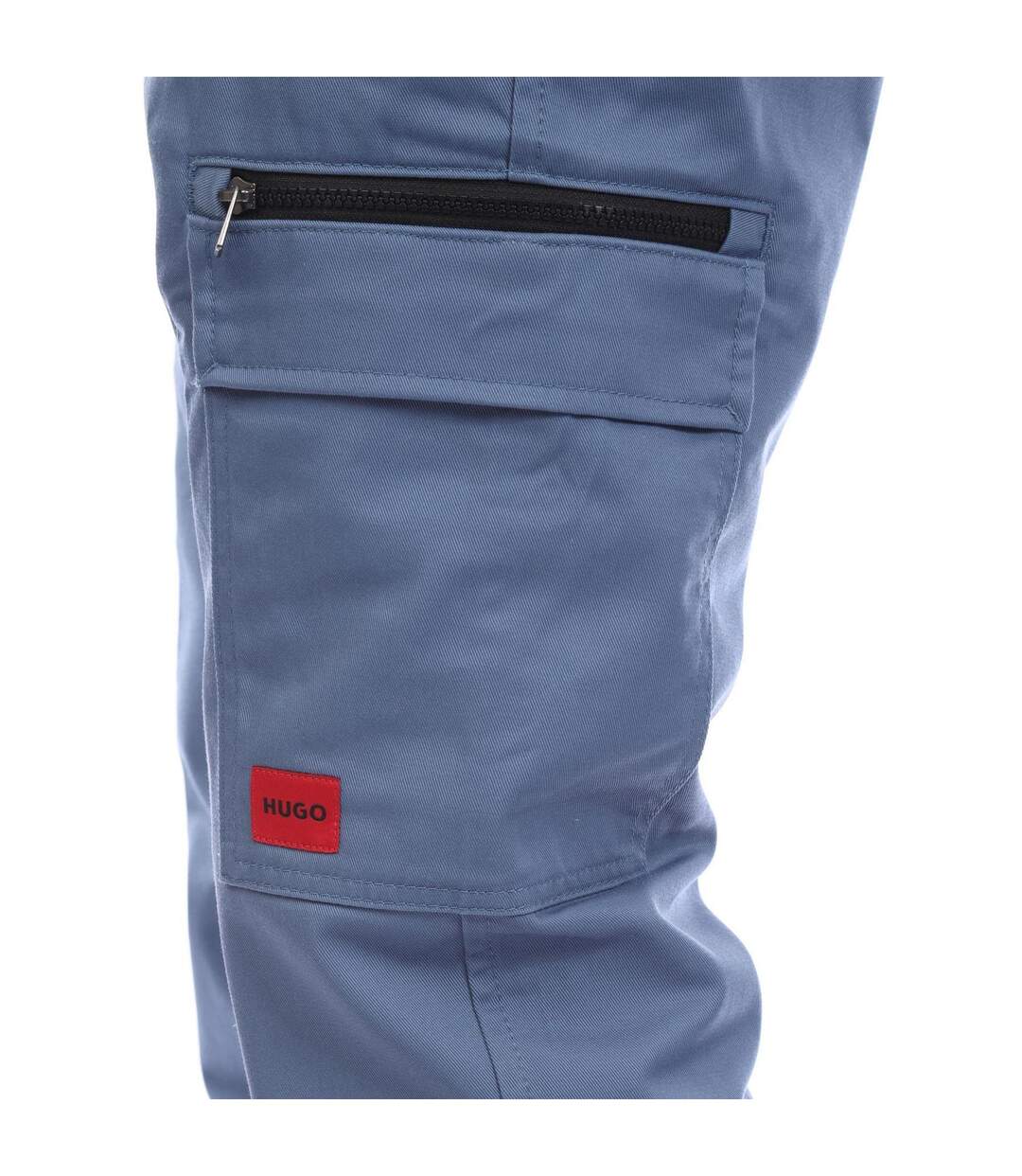 Mens Gilan231d Cargo Trousers Blue Hugo-4