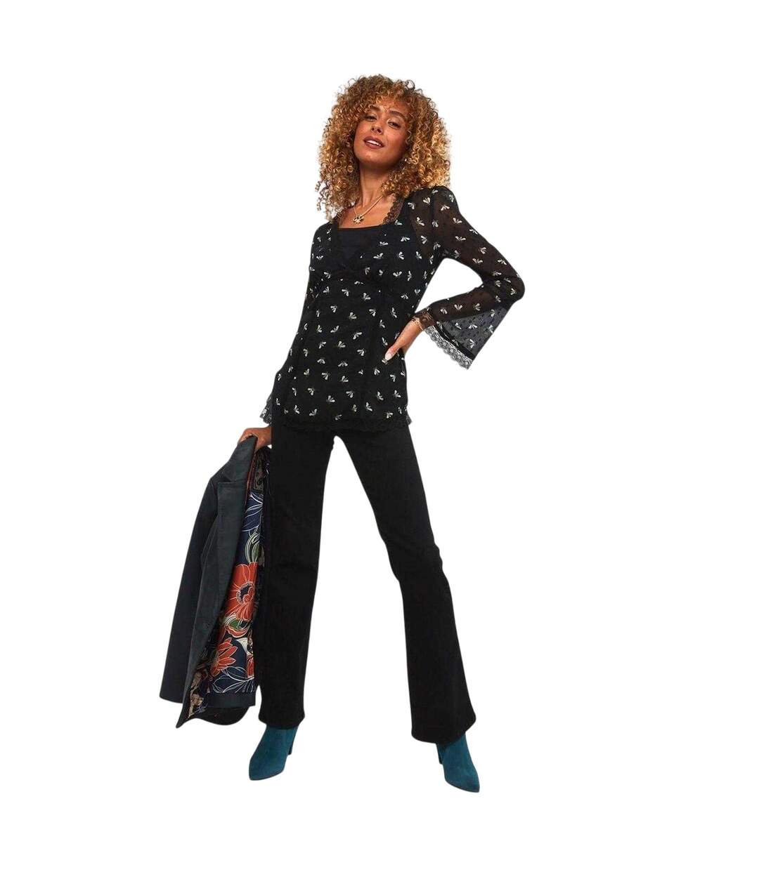 Blouse Femme Noir Joe Browns-1