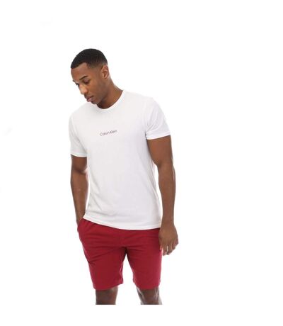 Mens Short Pyjama Set Red Calvin Klein