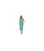 Robe Mi-longue Bretelles Fines Motif/style Floral Femme Vert Bleu Brave Soul-1