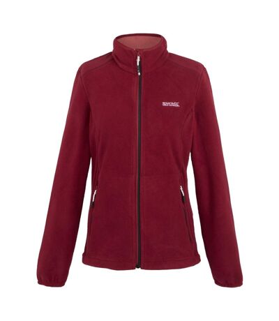 Veste polaire floreo femme rouge foncé Regatta