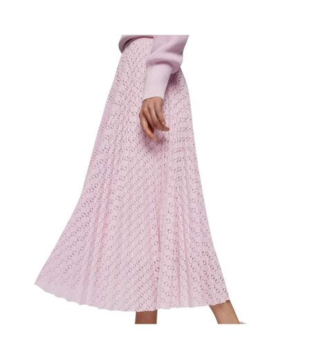 Jupe Mi-longue Veplica Femme Rose Boss