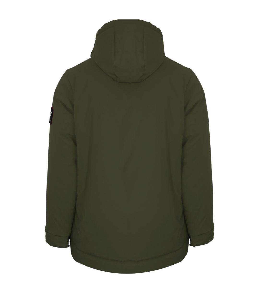 Doudoune Matelassée Motif/style Logo Homme Vert Plein Sport-2