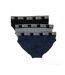 x3 slips noir/gris homme diesel mutande - m-1