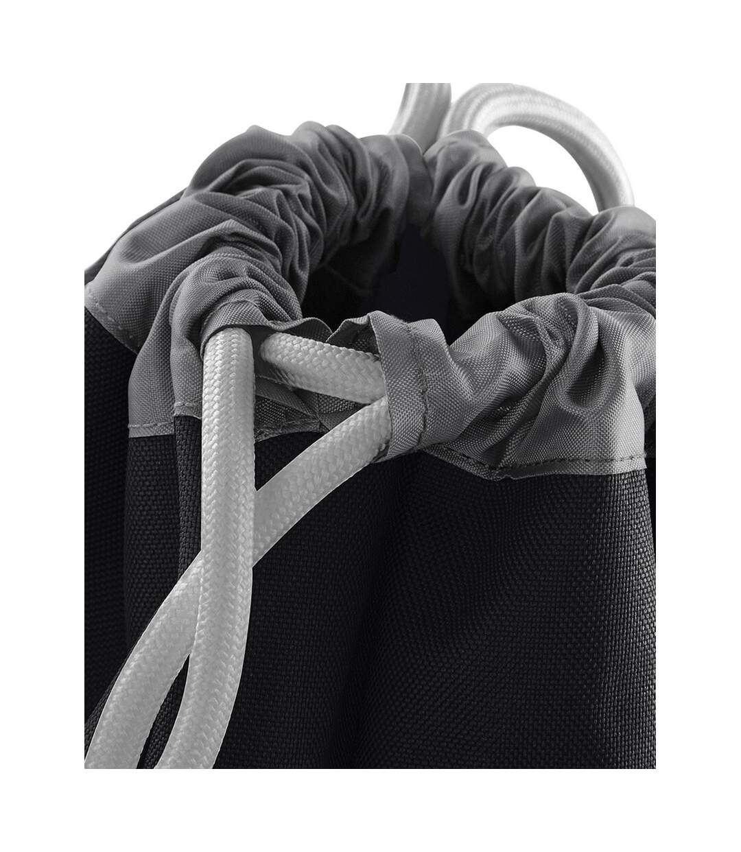 Athleisure Drawstring Bag One Size Black Bagbase-3