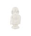 Buste Homme en Résine Sage 25cm Blanc-1