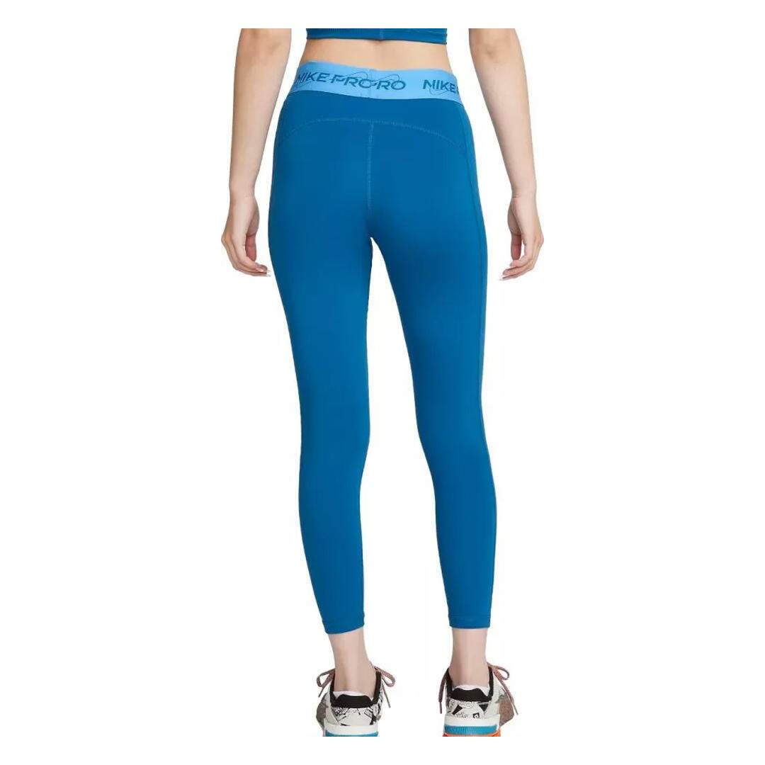 Legging Bleu Femme Nike 7/8 training PRO - L-2