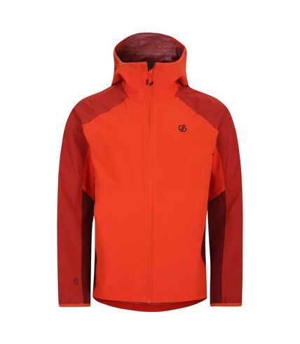 Mens mountain series lite colour block jacket cinnamon/tuscan red Dare 2B