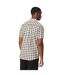 Mens box check short-sleeved shirt black Maine