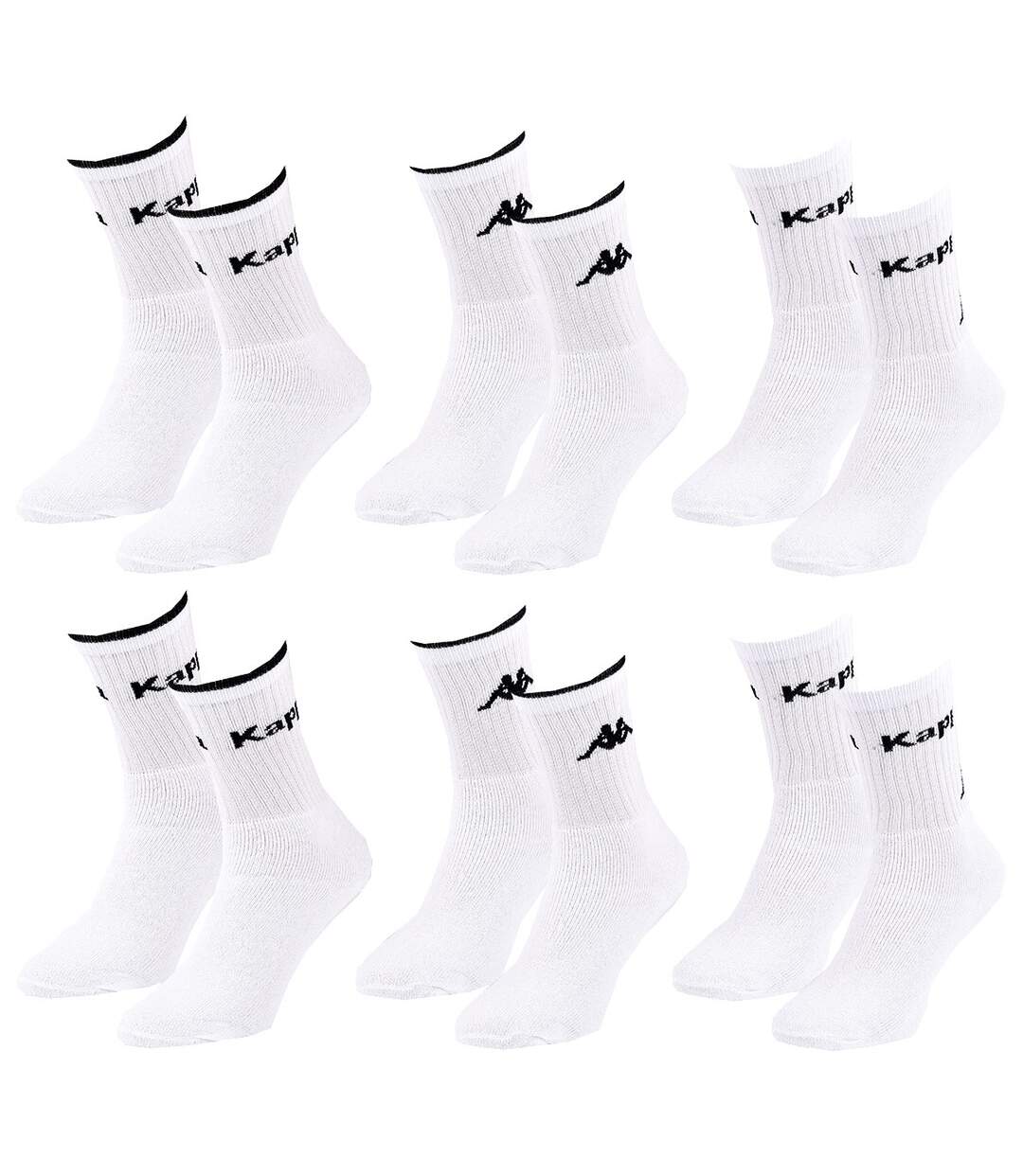 Chaussettes Homme TENNIS KAPPA Pack de 6 Paires 0645-2