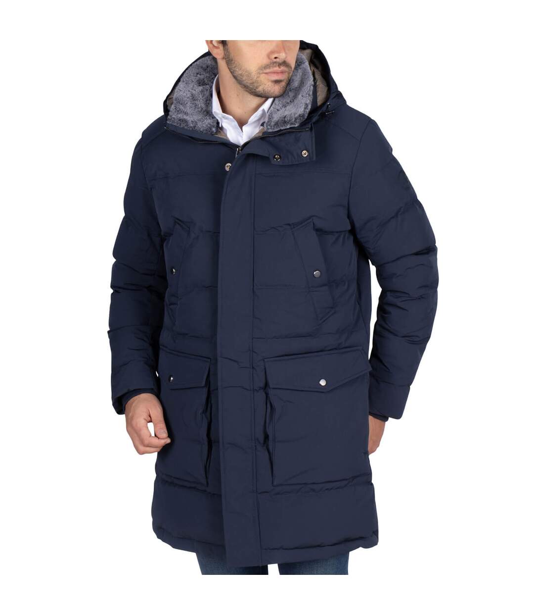 Parka col fausse fourrure