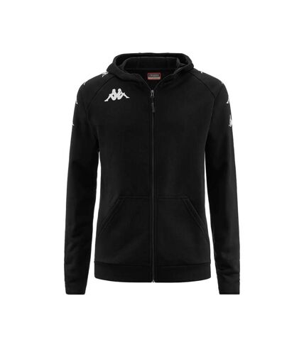 Sweat Zippé Noir Homme Kappa Divieto - L