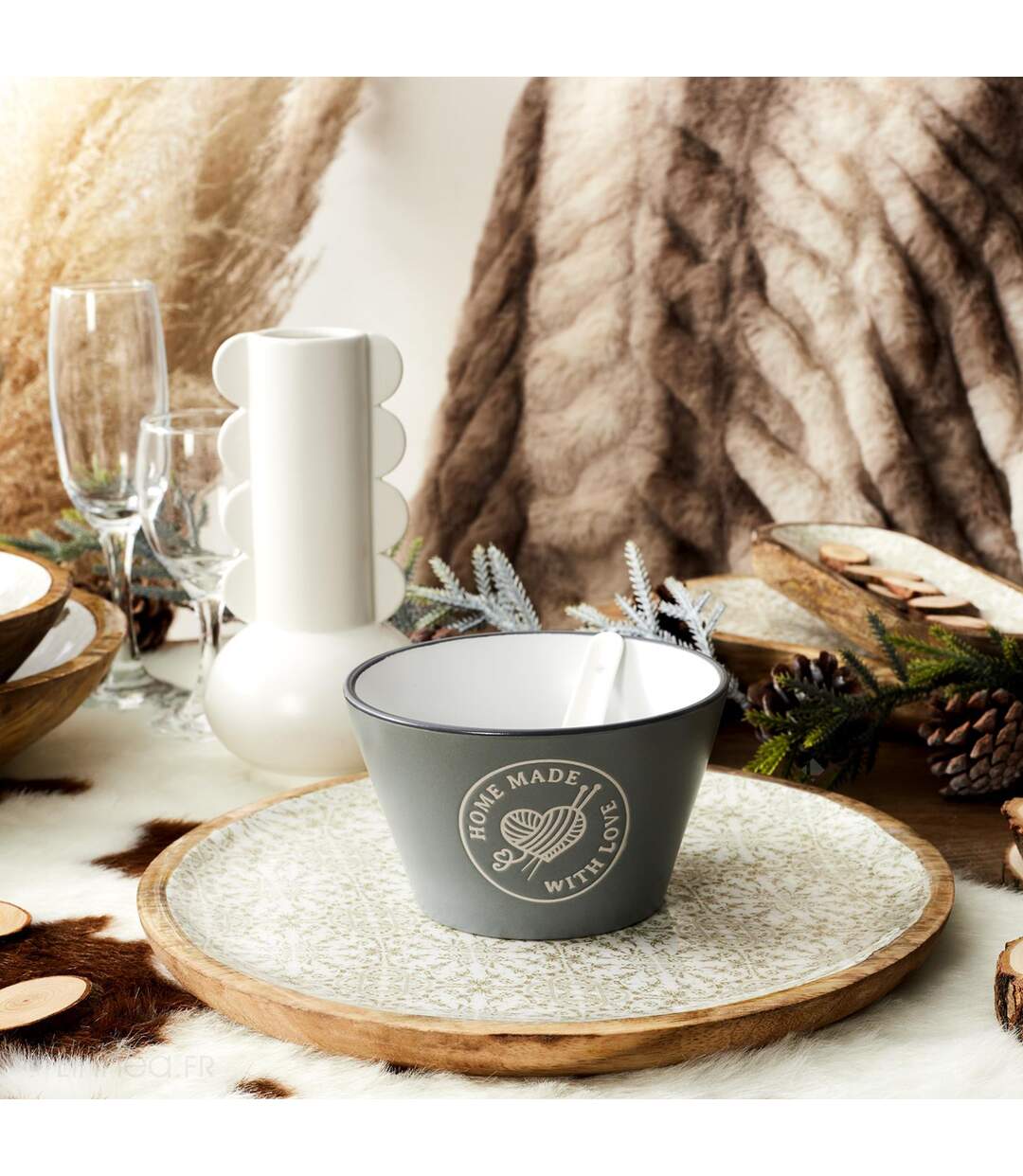 Lot de 3 bols collection TRICOT ET SAVEURS 1 pièce-3