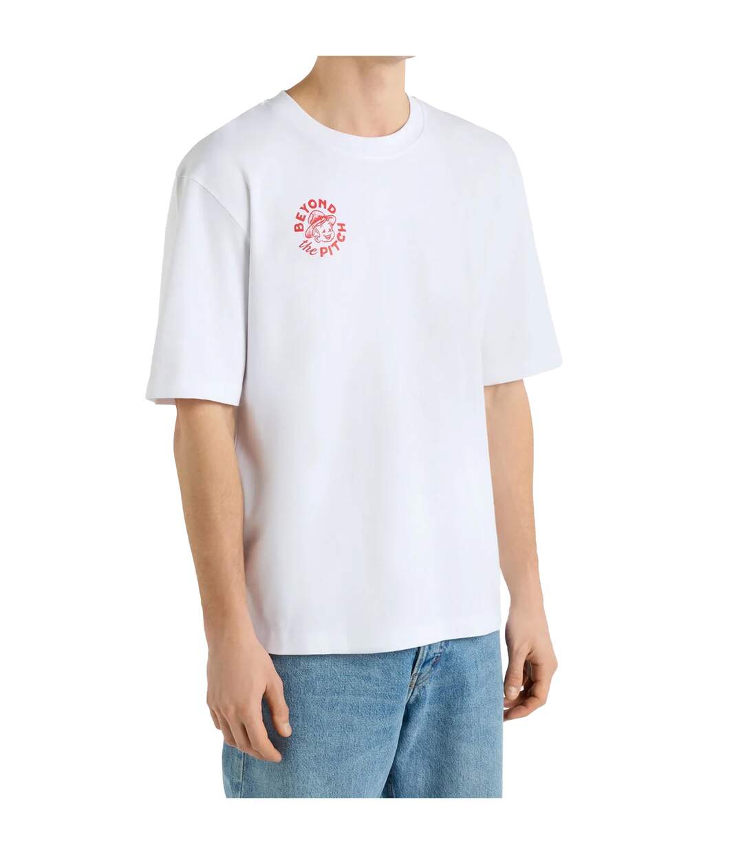 Mens Sam Scout T-shirt Brilliant White Umbro-3