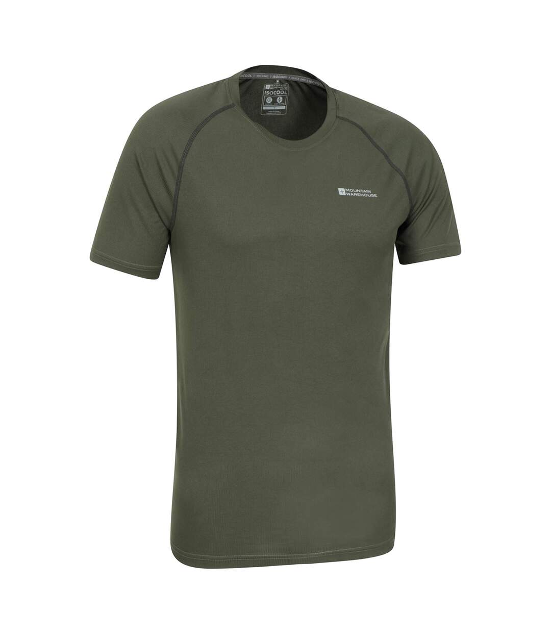 T-shirt aero homme vert kaki Mountain Warehouse