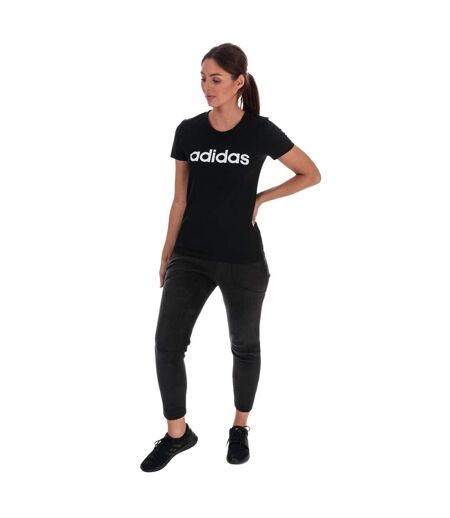 T-shirt Essentials Femme Noir Blanc Adidas