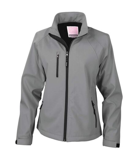 Result Womens/Ladies Soft Shell Jacket (Silver Grey) - UTRW10247