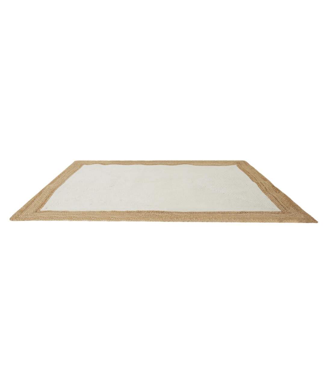 Tapis Déco en Jute Rodame 120x170cm Écru-2