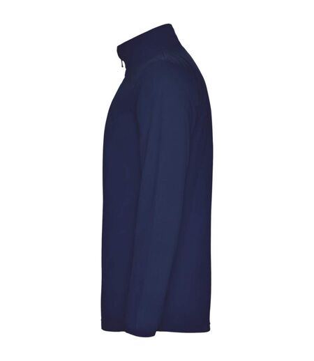 Mens Himalaya Quarter Zip Fleece Jacket Navy Blue Roly