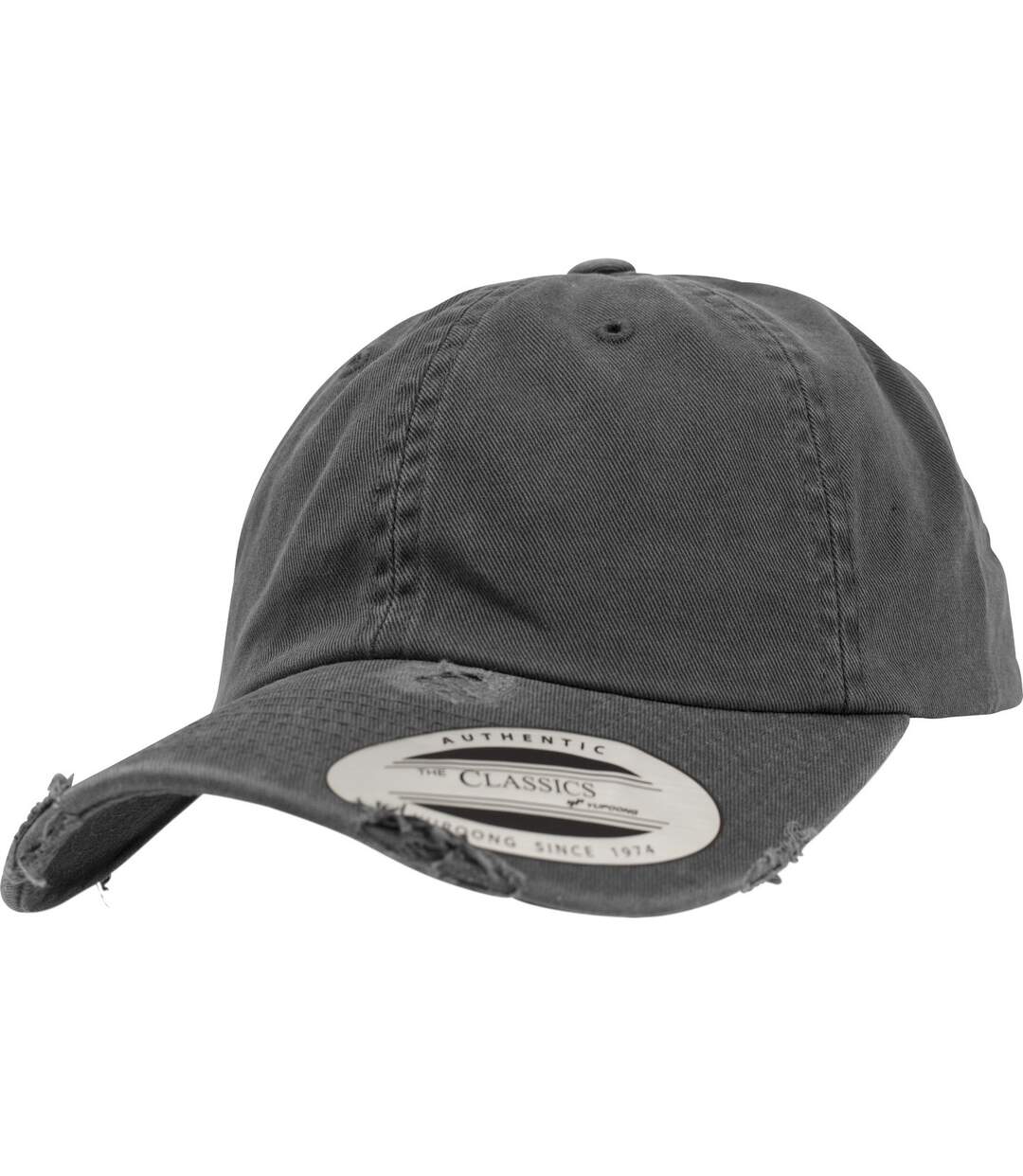 Casquette flexfit gris foncé Yupoong-1