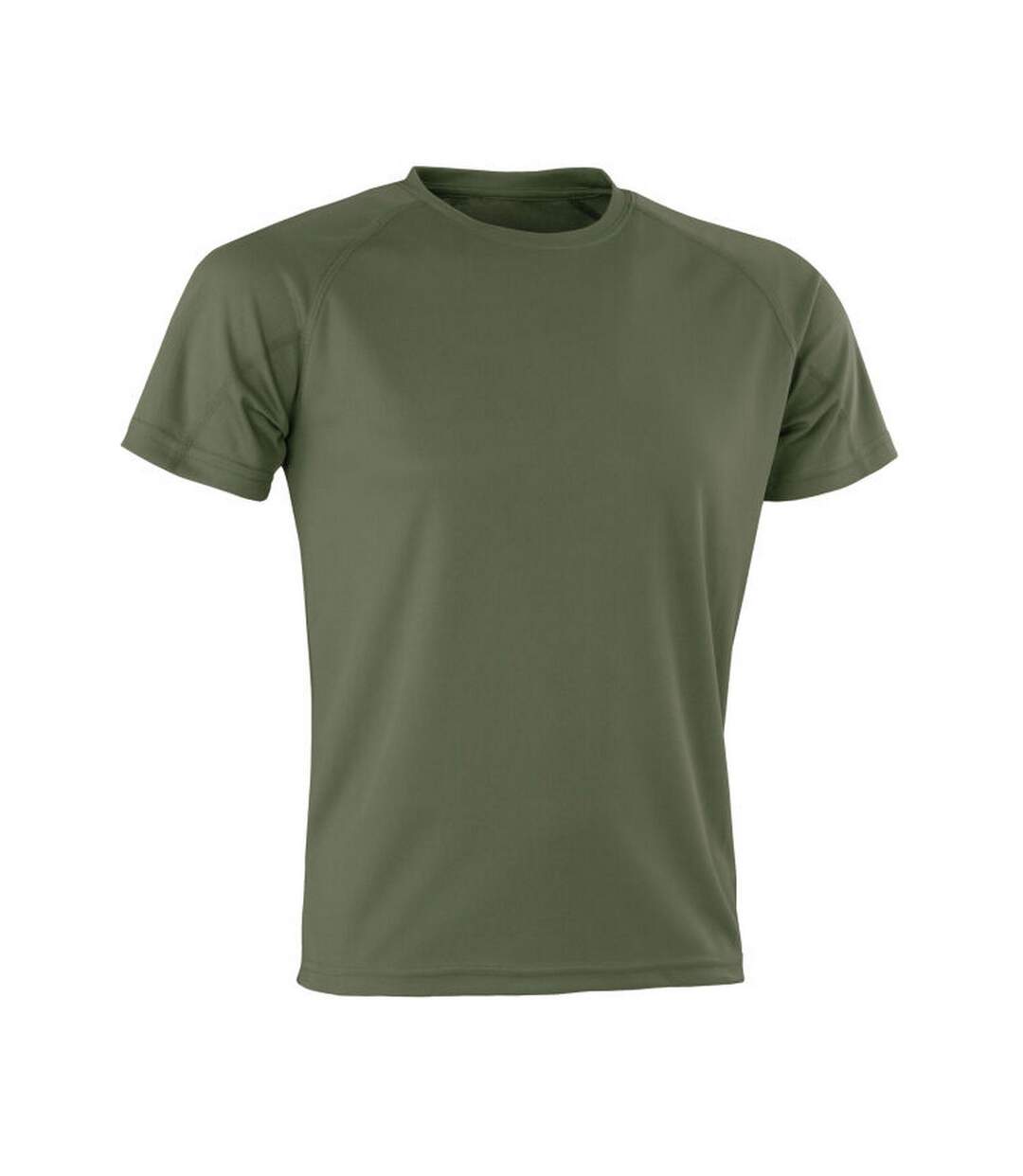 T-shirt Impact Aircool Homme Vert Kaki Spiro-1