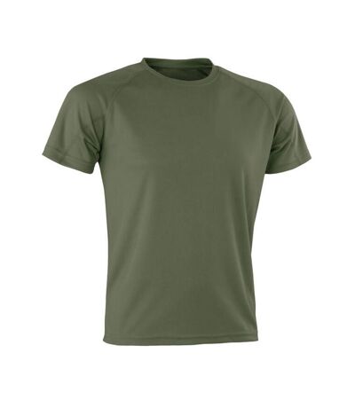 T-shirt Impact Aircool Homme Vert Kaki Spiro