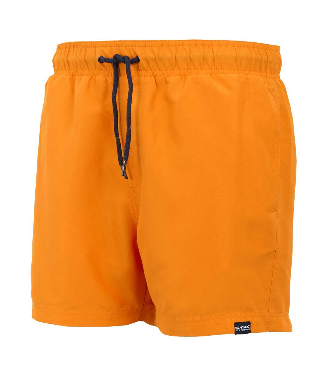 Short de bain mawson homme orange vif / bleu marine Regatta-3