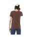 T-shirt femme col rond allover et print devant Leopard Vondutch-3