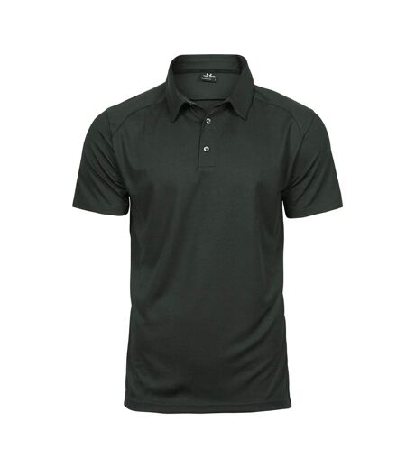 Mens Luxury Sport Polo Shirt Dark Green Tee Jays