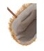 Sac de Plage Feuille 56cm Naturel & Blanc-2