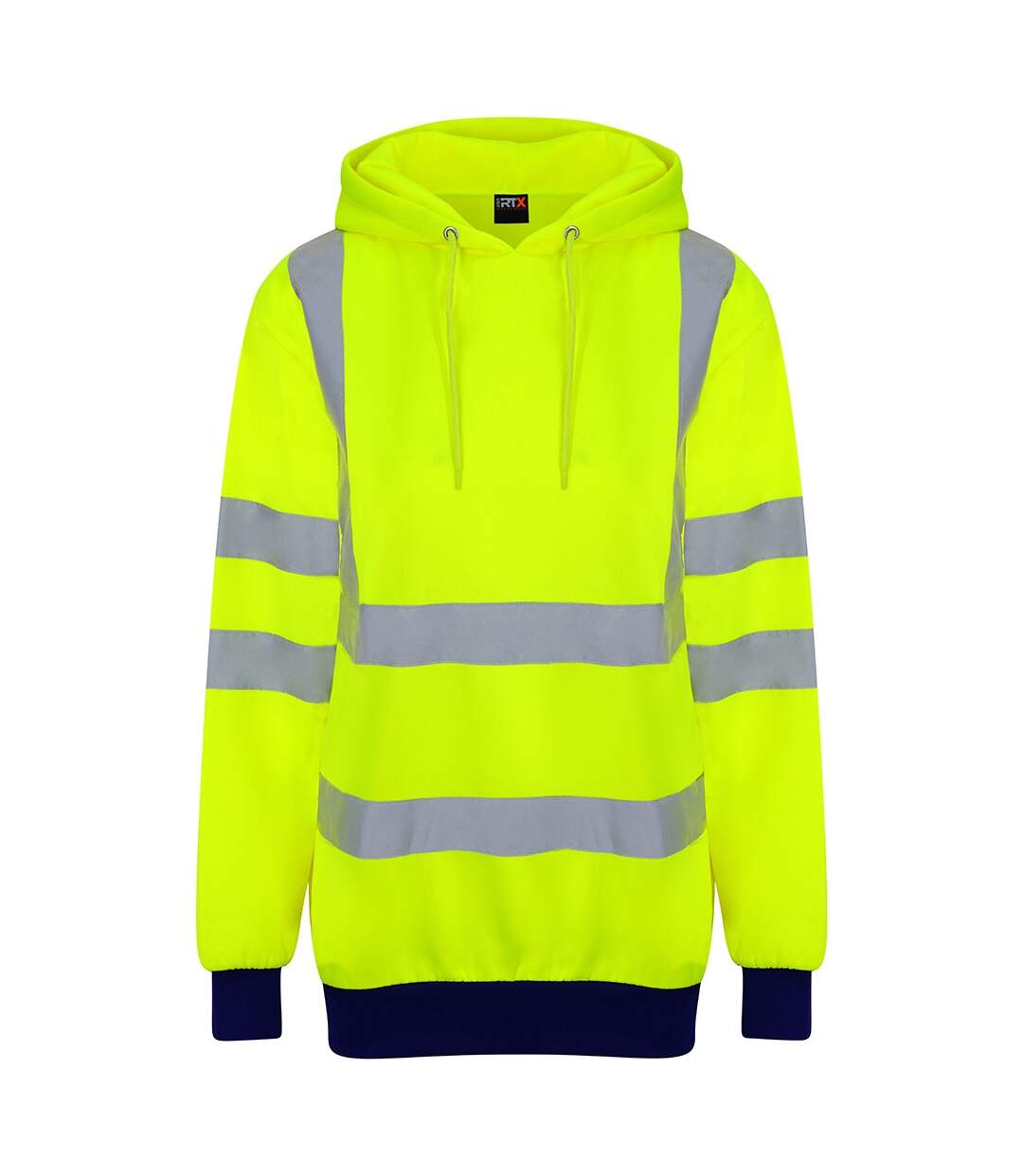 Mens high-vis hoodie yellow/navy PRO RTX-1