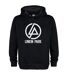 Unisex Adult Circle Logo Linkin Park Hoodie Black Amplified-1