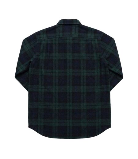 Chemise Manches Longues Motif/style Tartan Sheetbend Homme Noir Sebago