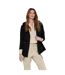 Womens/ladies Hooded Parka Black Only-1