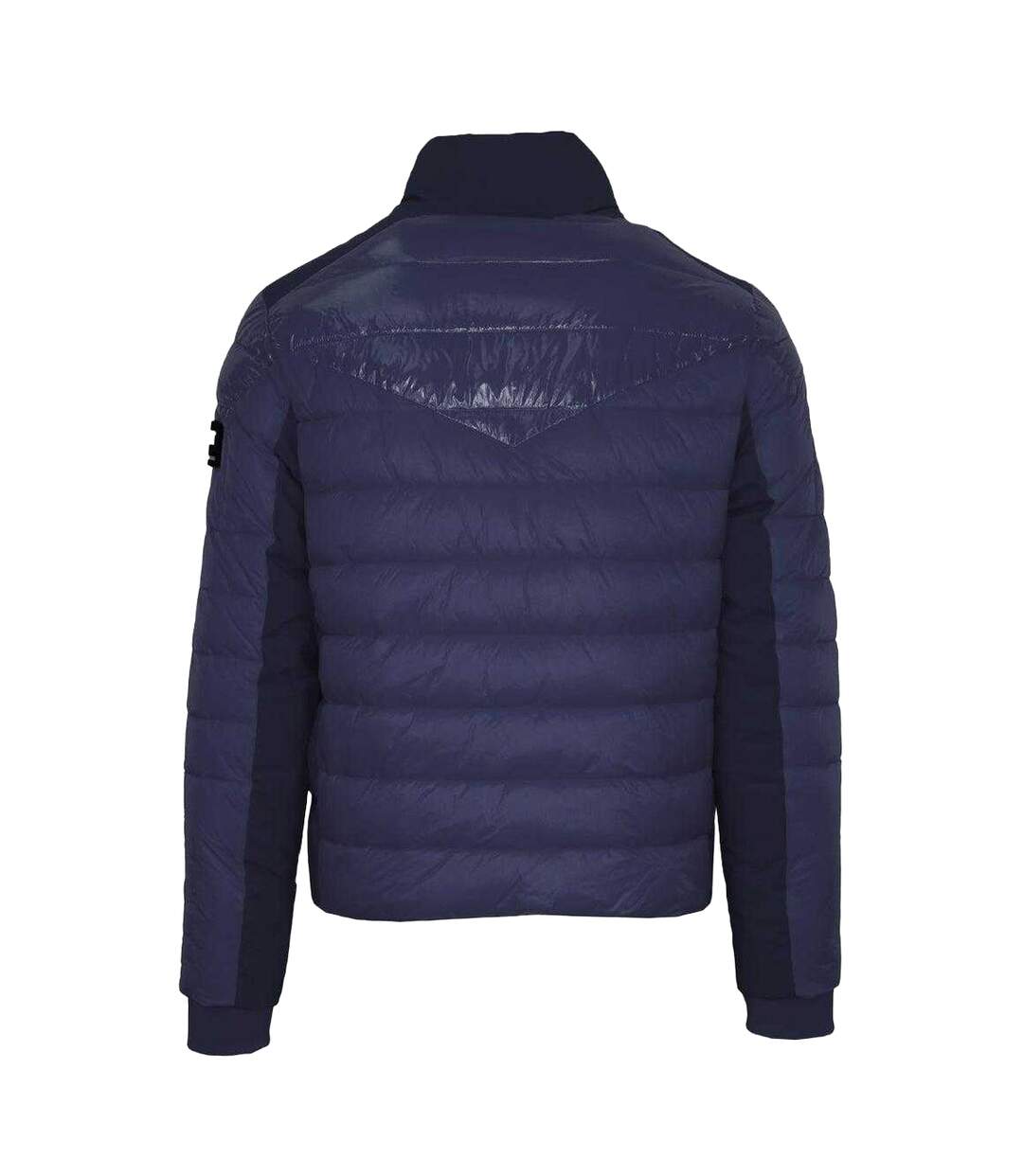 Doudoune Matelassée Motif/style Uni Homme Bleu Marine Plein Sport-2