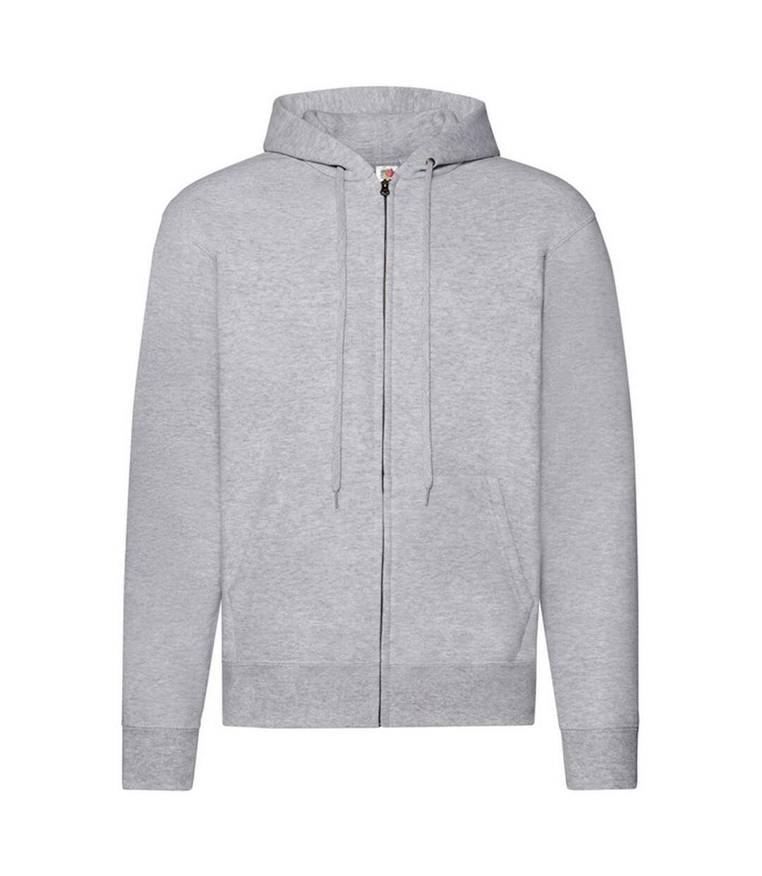 Veste À Capuche Classic Homme Gris Chiné Fruit Of The Loom-1