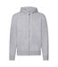 Veste À Capuche Classic Homme Gris Chiné Fruit Of The Loom-1