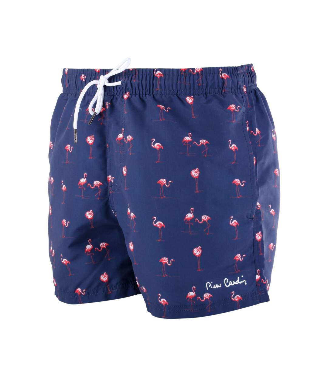 Boardshort homme avec ceinture tout élastiquée Basic Pierre Cardin-3