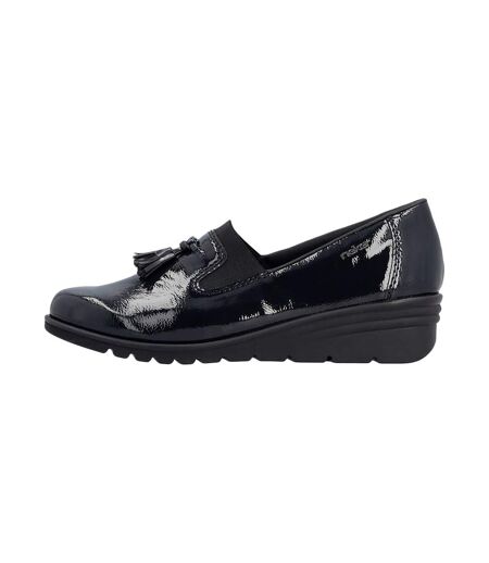 Mocassins Compensé Cuir Rieker SoftLack