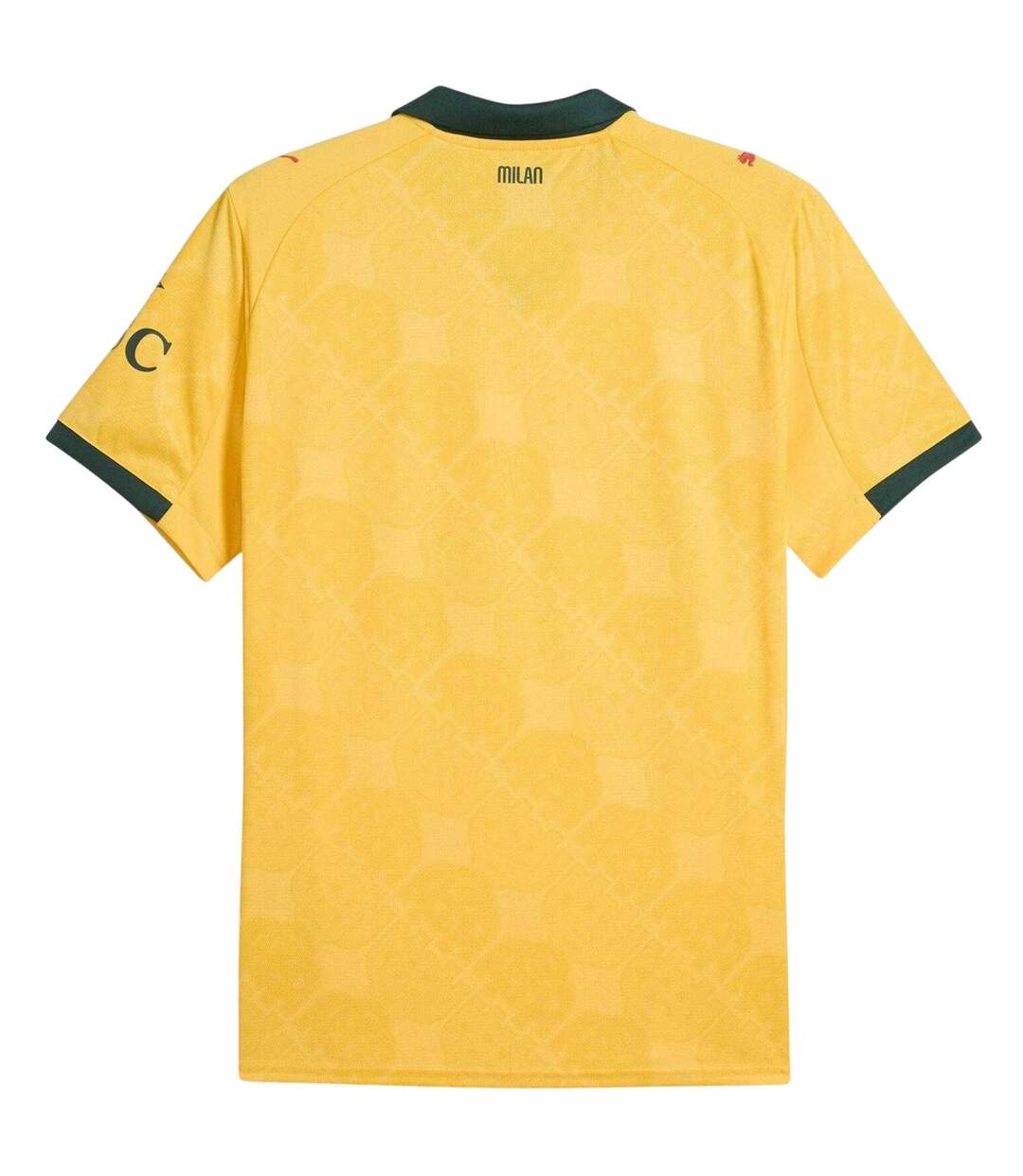 Mens 2025/2026 Ac Milan Third Jersey Yellow Green Puma-3