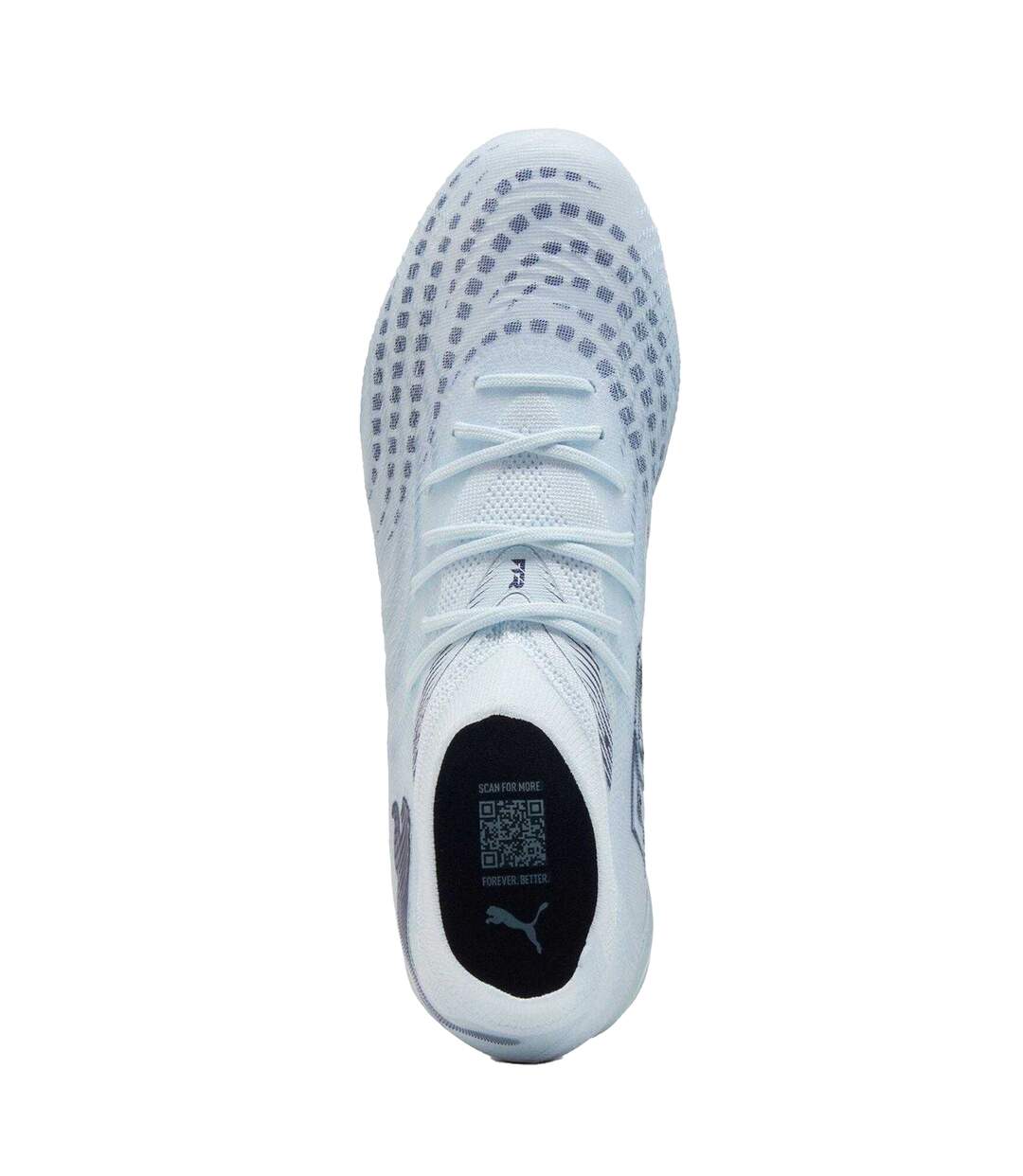 Womens/ladies Future 9 Match Firm Ground Football Boots Ice Blue Puma-3