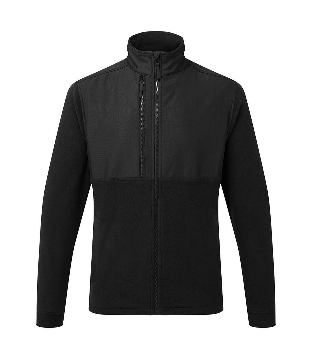 Unisex Adult Eco Fleece Jacket Black Portwest-1