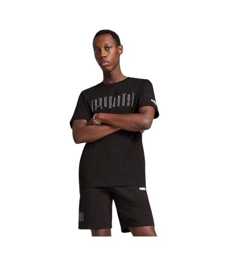 T-shirt Sport Style Graphique Homme Noir Puma