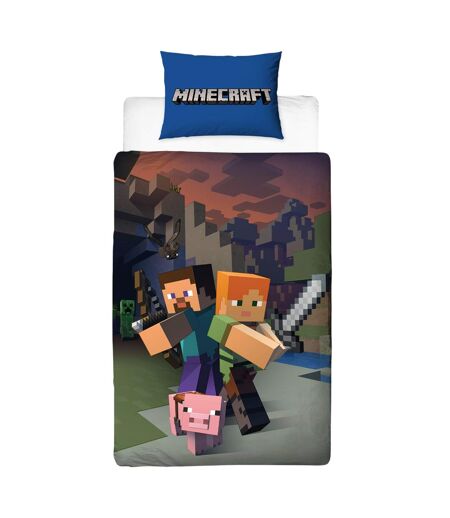 Good Guys Reversible Duvet Set Multicoloured Minecraft