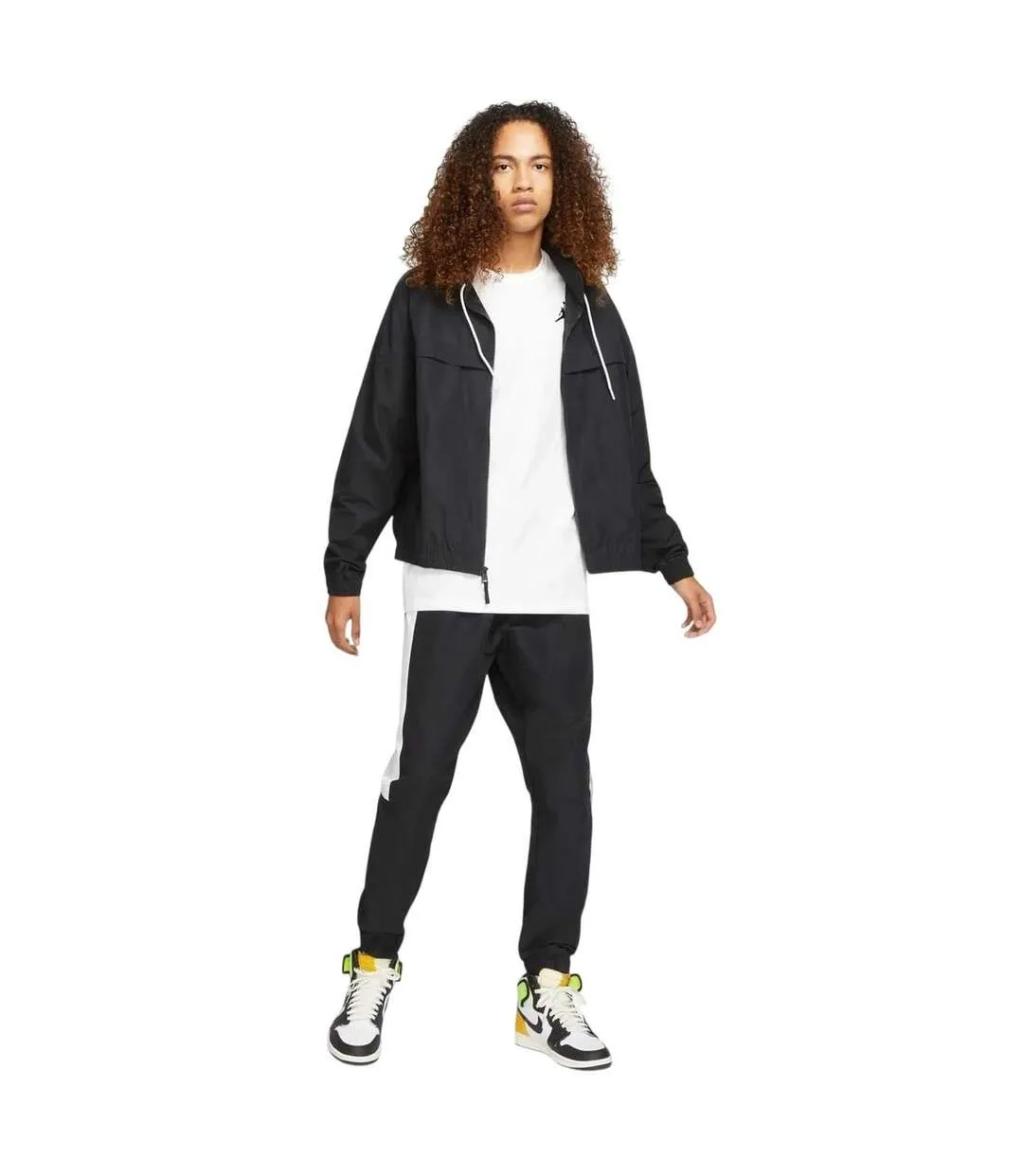 Mens Air Jordan Jumpman Crew Neck T-shirt White Black Nike-2