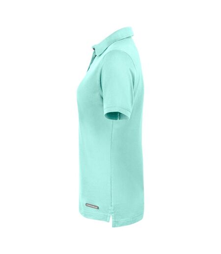 Womens/ladies Advantage Polo Shirt Light Turquoise Cutter & Buck