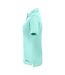 Womens/ladies Advantage Polo Shirt Light Turquoise Cutter & Buck-4